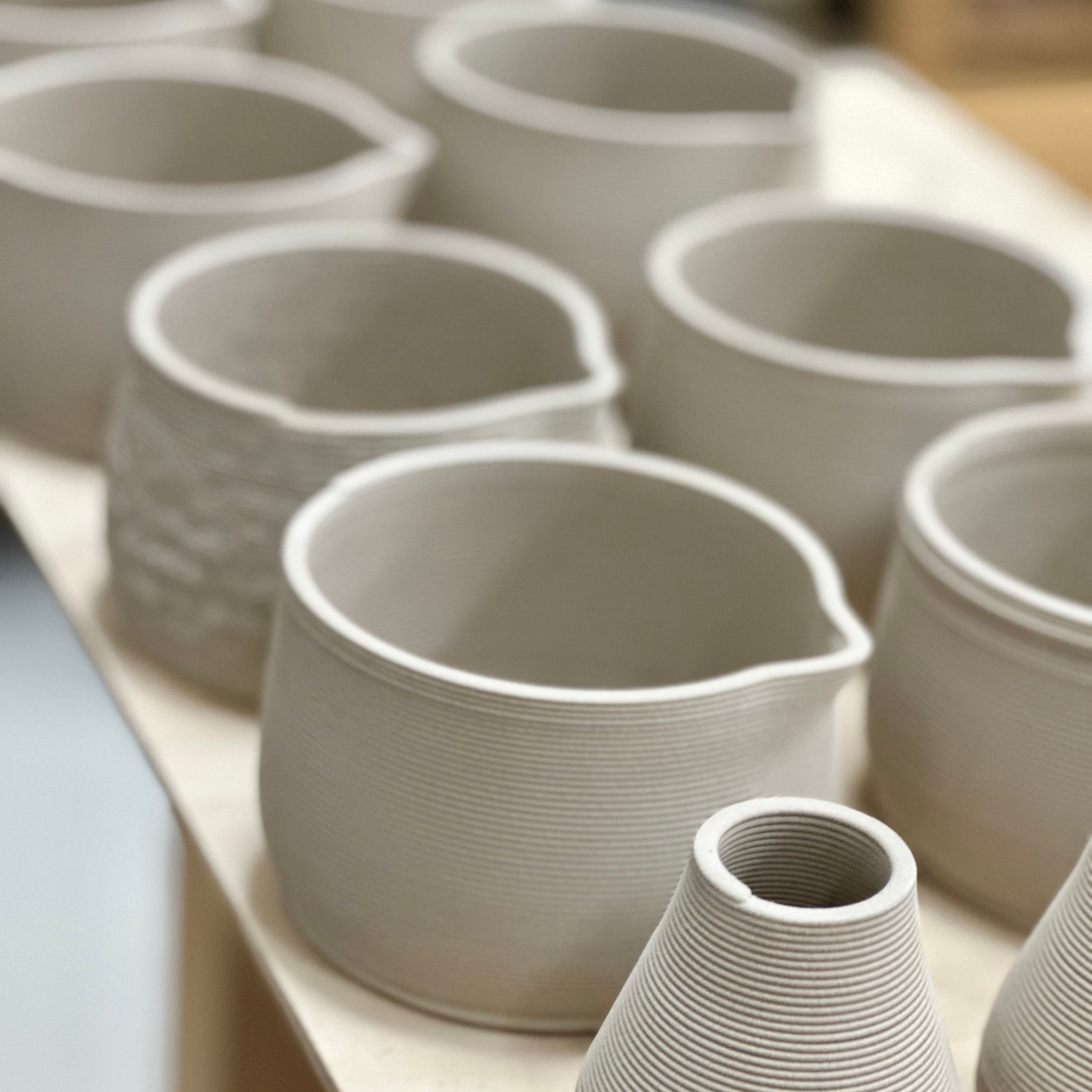 3D Printed Ceramics Matcha Set Painting workshop Berlin